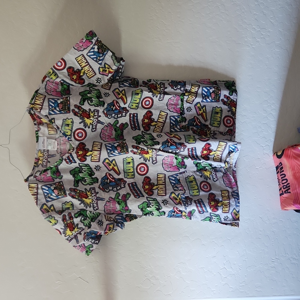 Marvel avenger scrub top